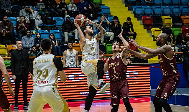 Konya, Bandırma Bordo Basketbol'a şans tanımadı