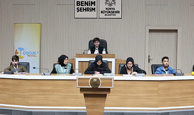 Konya Çocuk Meclisi 'çözüm odaklı' toplandı