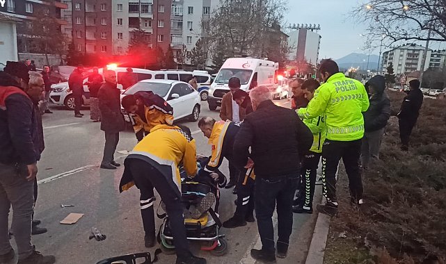 Konya'da motosiklet ile otomobil çarpıştı: 1 yaralı