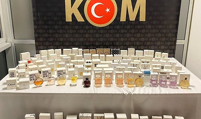 Kütahya'da 194 adet gümrük kaçağı parfüm ele geçirildi