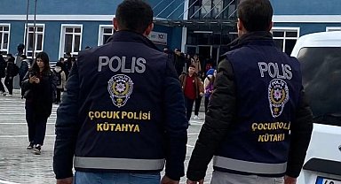 Kütahya'da okul çevrelerinde güvenlik denetimi