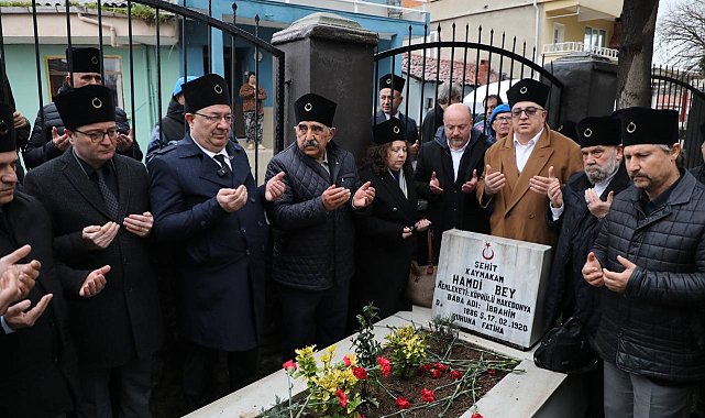 Kuva-yi Milliye kahramanı şehit kaymakam kabri başında anıldı