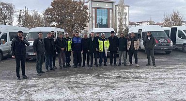 Malazgirt'te servis araçlarına sıkı denetim