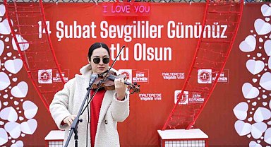 Maltepe'de 14 Şubat kutlandı