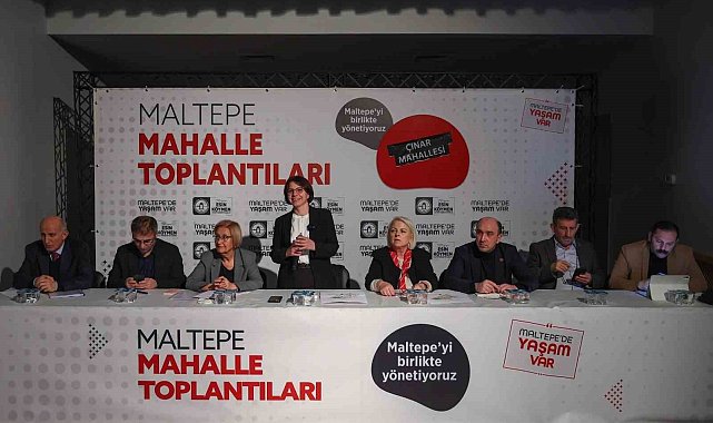 Maltepe'de mahalle toplantılarının 12. durağı Çınar oldu