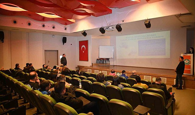 Manisa Büyükşehir çalışanlarına ilk yardım eğitimi verildi