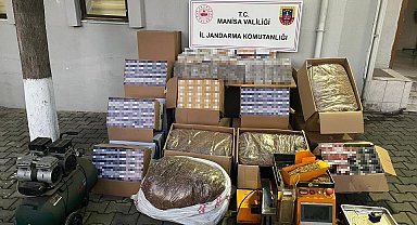 Manisa'da jandarmadan kaçakçılık operasyonu