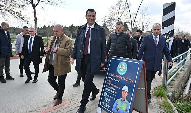 Manisa'da Başkan Zeyrek, Irlamaz Vadisi'nde incelemelerde bulundu