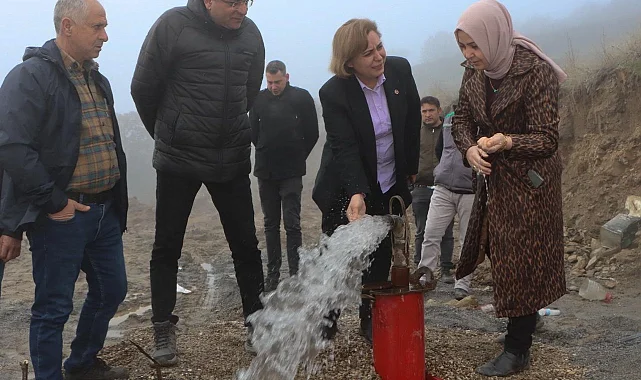 Manisa'da bir köyün daha su sorunu ortadan kaldırıldı