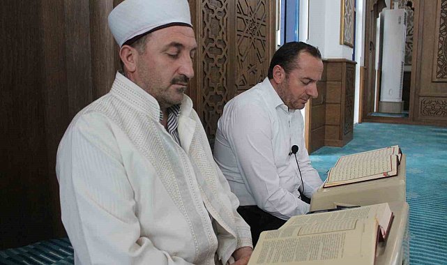Manyas'ta Ramazan ayının simgelerinden mukabele geleneği başladı