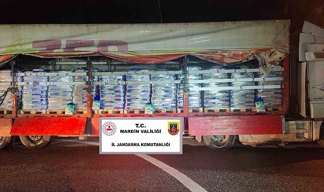 Mardin'de 25 ton sahte toz deterjan ele geçirildi