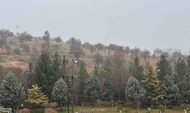 Mardin'de kar yağışı başladı