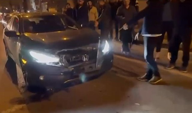 Mardin'de maddi hasarlı zincirleme trafik kazası