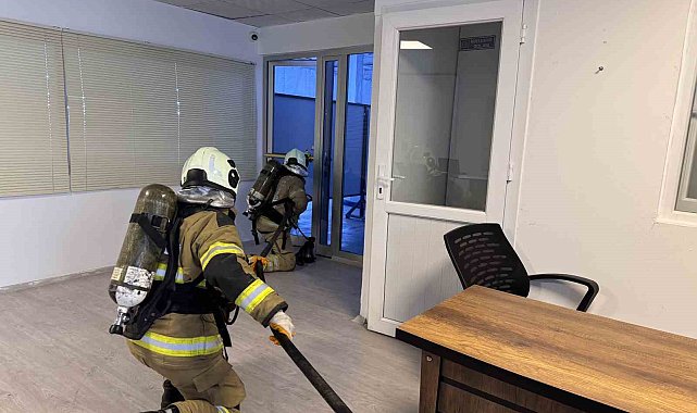 Mardin'de OSB'de tekstil fabrikasında yangın ve tahliye tatbikatı yapıldı