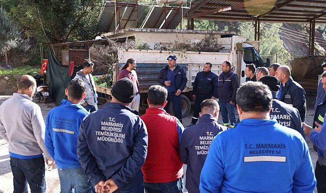 Marmaris Belediyesi personeline iş güvenliği eğitimi
