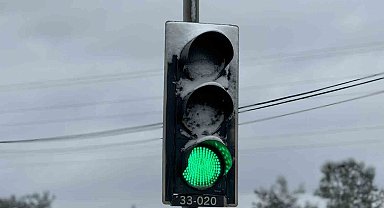 Megakentte kartpostallık kar görüntüleri