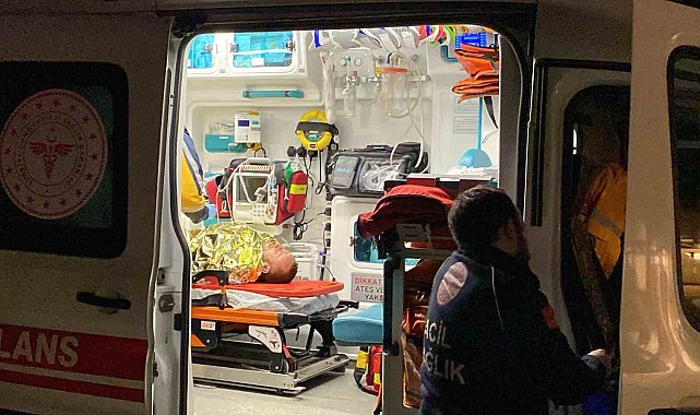 Mermer atölyesinde soba faciası: 1 işçi yaralandı