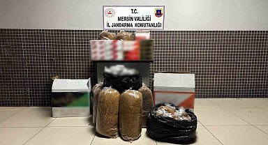Mersin'de 28 bin 500 adet kaçak makaron ele geçirildi