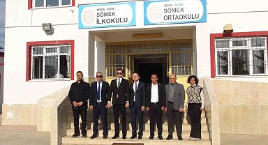 Mersin'de Denetim Serbestlik hükümlüleri, 4 okulu boyayıp ikinci döneme hazırladı