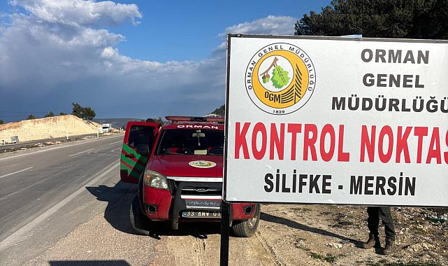 Mersin'de ormanların güvenliğini sağlamak için önleme araması yapıldı