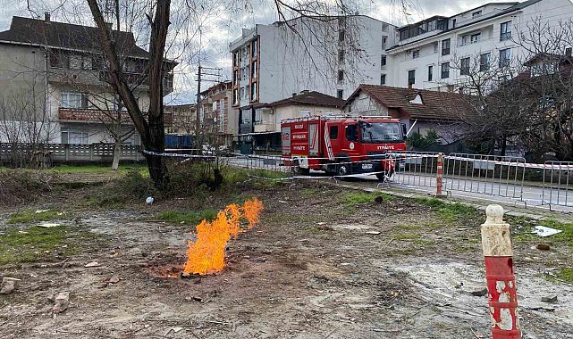 Metan gazından kaynaklı yangın 2 gündür devam ediyor