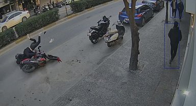 Motosiklet ve çarptığı kız metrelerce sürüklendi