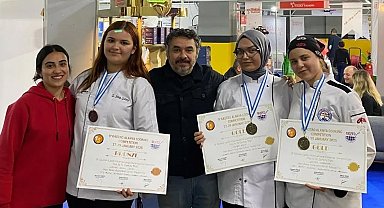 MSKÜ aşçılık ekibi, Antalya'dan iki kupa ile döndü