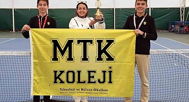 MTK Koleji tenis Muğla şampiyonu
