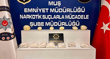 Muş'ta uyuşturucu operasyonu: 17 kilo metamfetamin ele geçirildi
