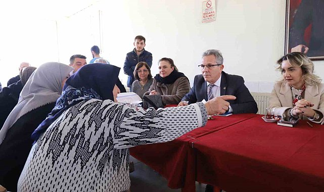 Nazilli Belediye Başkanı Tetik, mahalle buluşmalarına başladı