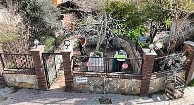 Nazilli Belediyesi'nden Ramazan öncesi türbelerde bakım ve temizlik çalışması