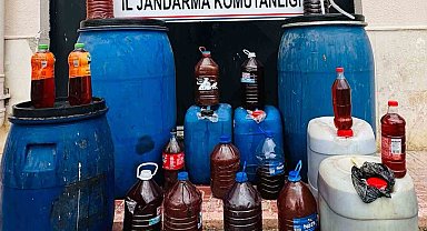 Nazilli'de sahte içki üretimine jandarma engeli