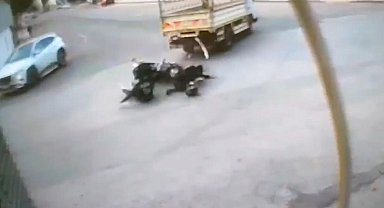 Ölümden saniyeyle kurtuluş: O anlar kamerada