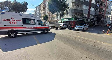 Otomobil yayaya çarptı: 1 yaralı