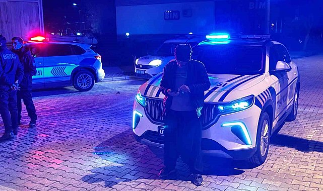 Polis aracına çarpan sürücü 3.74 promil alkollü çıktı