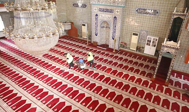 Ramazan ayı öncesi camilerde temizlik seferberliği