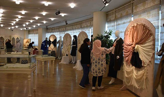 Şahinbey'de kursiyerler el işi göz nuru eserlerini sergiledi