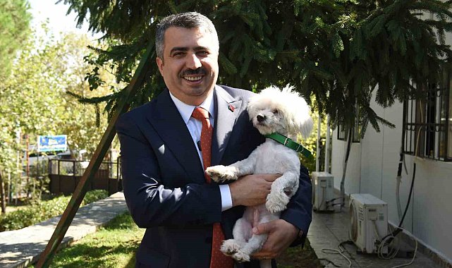 Sahiplenilen hayvanın 1 yıllık muayenesi Yıldırım Belediyesi'nden