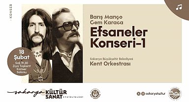 Sakarya'da vatandaşlara konser dolu akşam