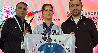 Sakaryalı sporcu uluslararası şampiyonada parladı