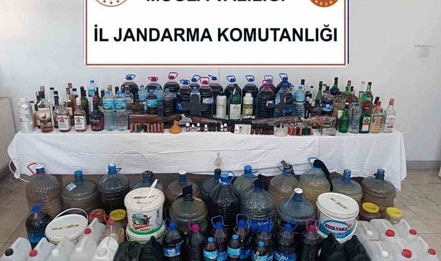 Sakin Kent Akyaka'da 555 litre sahte alkol ele geçirildi