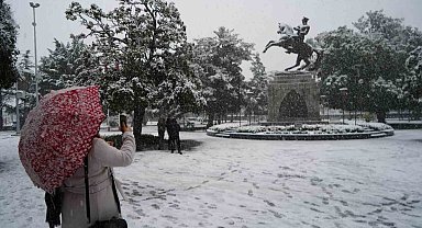 Samsun, beyaz gelinliğini giydi