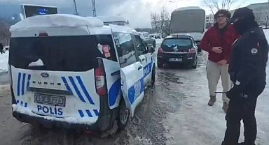 Samsun polisi, MSÜ sınavı öğrencilerini yalnız bırakmadı