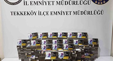 Samsun'da 20 bin adet doldurulmuş kaçak makaron ele geçirildi
