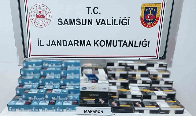 Samsun'da 28 bin bandrolsüz makaron ele geçirildi