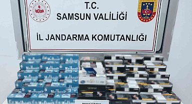 Samsun'da 28 bin bandrolsüz makaron ele geçirildi