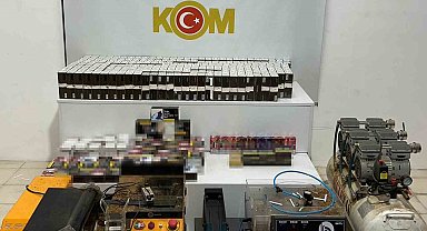 Samsun'da kaçak sigara ve tütün operasyonu