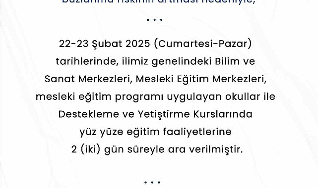 Sanat ve bilim merkezleri de kar engeline takıldı