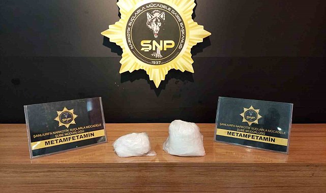 Şanlıurfa'da 1,5 kilo uyuşturucu ele geçirildi