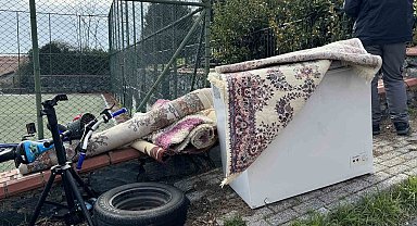 Sarıyer'de 3 katlı müstakil binanın deposunda yangın